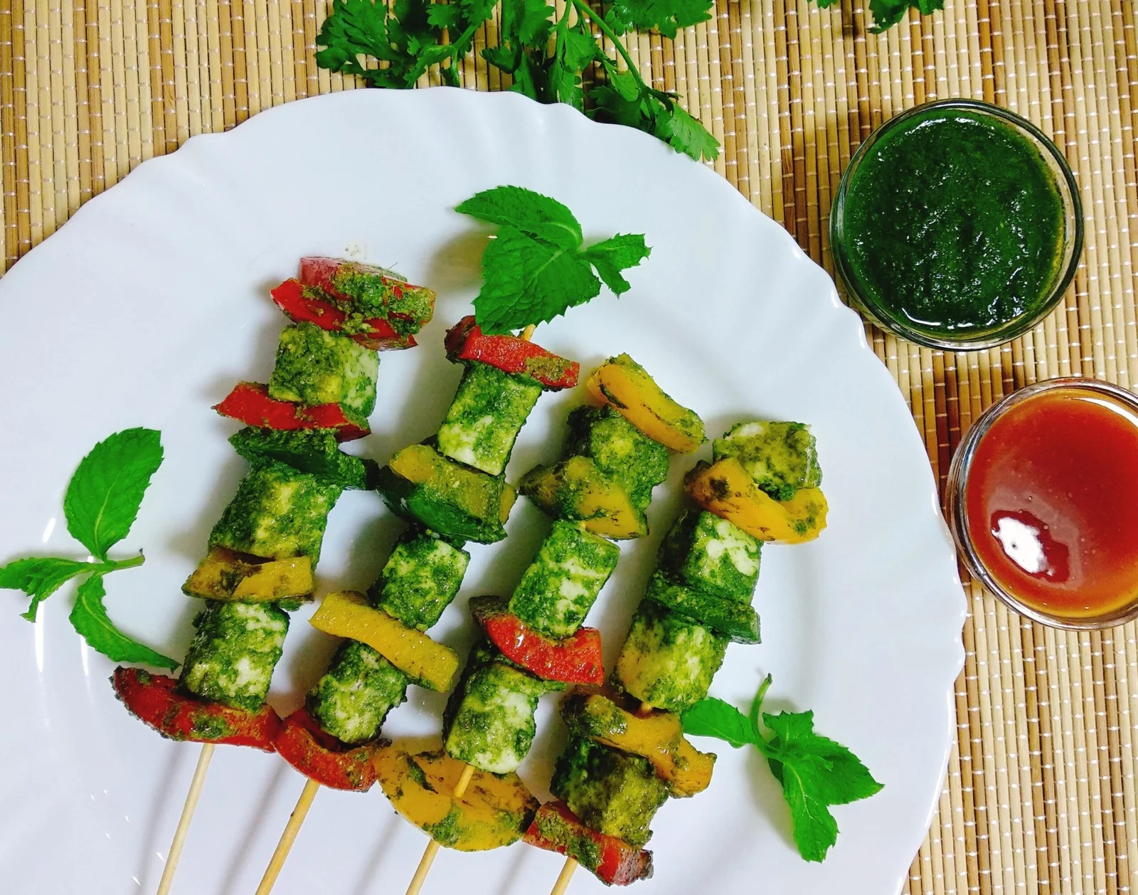 Paneer Hariyali Tikka